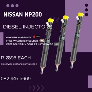Nissan NP200 Diesel Injectors for sale on service exchange or to recon