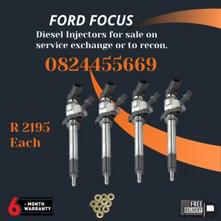 Ford Focus Diesel Injectors for sale on service exchange or to recon
