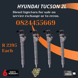 Hyundai Tucson 2L Diesel Injectors for sale on service exchange or to recon