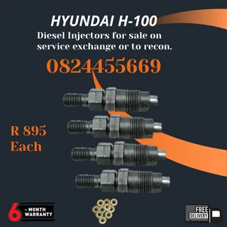 Hyundai H-100 Diesel Injectors for sale on service exchange or to recon