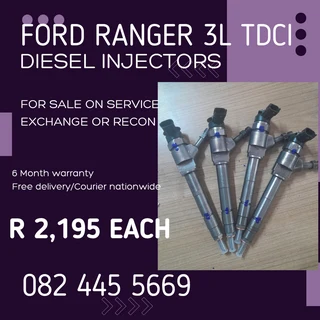 Ford Ranger 3L TDCI Diesel Injectors for sale