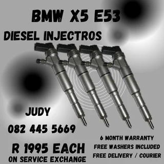 BMW X5 E53 Diesel Injectors for sale on service exhcange or to recon