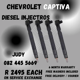 Chevrolet Captiva Diesel Injectors for sale on service exchange or ot recon