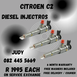 Citroen C2 Diesel Injectors for sale on service exchange or to recon