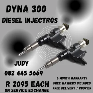 Dyna 300 Diesel Injectors for sale on service exchange or to recon