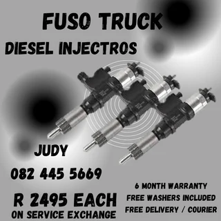 Fuso Truck Diesel Injectors for sale on service exchange or to recon