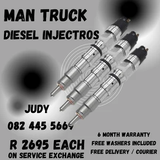 Man Truck Diesel Injectors for sale on service exchange  or to recon