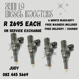 Audi 1.9 Diesel Injectors for sale on service exchange or to recon