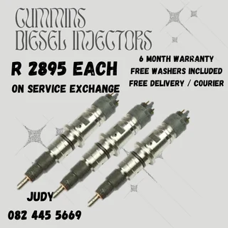 Cummins Diesel Injectors for sale on service exchange or to recon