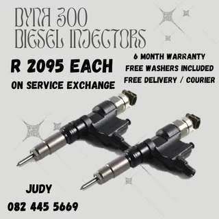 Dyna 300 Diesel Injectors for sale on service exchange or to recon