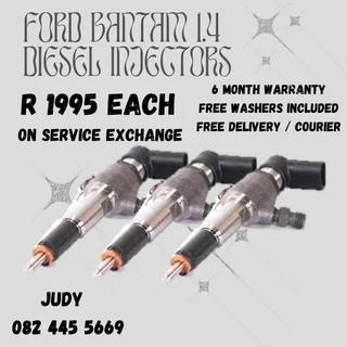 Ford Bantam 1.4 Diesel Injectors for sale on service exchange or to recon