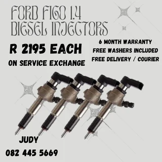 Ford Figo 1.4 Diesel Injectors for sale on service exchange or to recon
