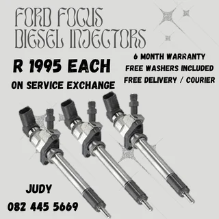 Ford Focus Diesel Injectors for sale on service exchange or to recon