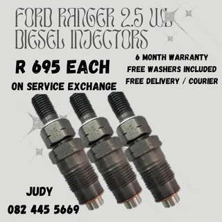 Ford Ranger 2.5 WL Deisel Injectors for sale on service exchange or to recon