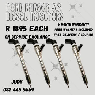 Ford Ranger 3.2 Diesel Injectors for sale on service exchange or to recon