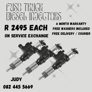 Fuso Truck Diesel Injectors for sale on service exchange or to recon