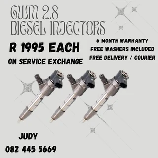 GWM 2.8L Diesel Injectors for sale on service exchang or to recon