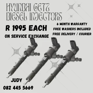 Hyundai Getz Diesel Injectors for sale on service exchange or to recon