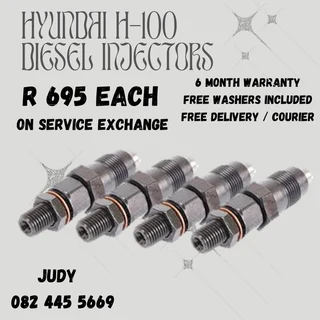 Hyundai H-100 Diesel Injectors for sale on service exchange or to recon