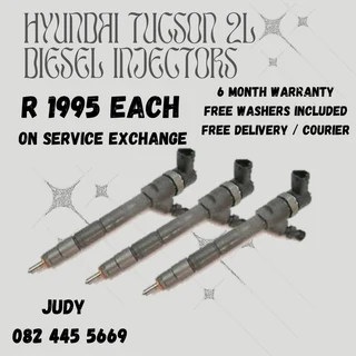 Hyundai Tucson 2L Diesel Injectors for sale on service exchange or to recon