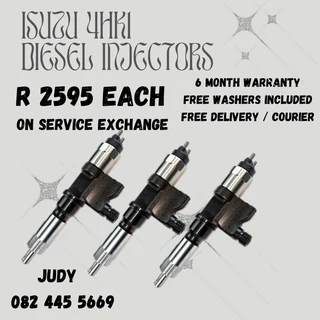 Isuzu 4HK1 Diesel Injectors for sale on service exchange or to recon
