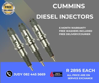 Cummins Diesel Injectors for sale on service exchange or to recon