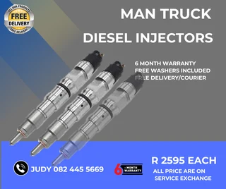 Man Truck Diesel Injectors for sale on service exchange or to recon