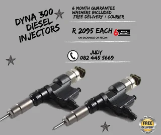 Dyna 300 Diesel Injectors for sale on service exchange or to recon