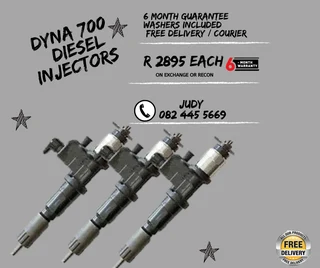 Dyna 700 Diesel Injectors for sale on service exchange or to recon