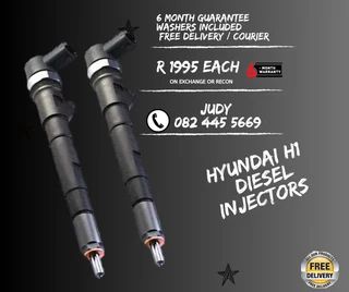 Hyundai H1 Diesel Injectors for sale on service exchange or to recon