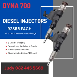 Dyna 700 Diesel Injectors for sale on service exchange or to recon