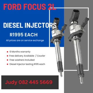 Ford Focus 2L Diesel Injectors for sale on service exchange or to recon