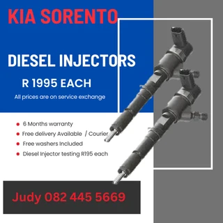 Kia Sorento Diesel Injectors for sale on servic exchange or to recon