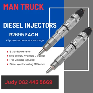 Man Truck Diesel Injectors for sale on service exchange or to recon