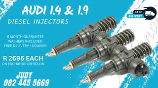 Audi 1.4 & 1.9 Diesel Injectors for sale on service exchange or to recon