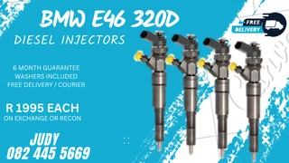 BMW E46 320D Diesel Injectors for sale on service exchange or to recon