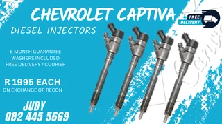 Chevrolet Captiva Diesel Injectors for sale on service exchange or to recon