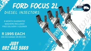 Ford Focus 2L Diesel Injectors for sale on service exchange or to recon