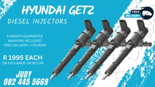 Hyundai Getz Diesel Injectors for sale on service exchange or to recon