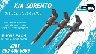 Kia Sorento Diesel Injectors for sale on service exchange or to recon
