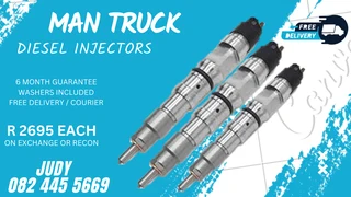 Man Truck Diesel Injectors for sale on service exchange or to recon