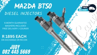 Mazda BT50 Diesel Injectors for sale on service exchange or to recon