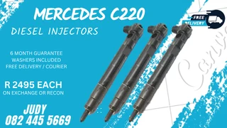 Mercedes C220 Diesel Injectors for sale on service exchange or to recon