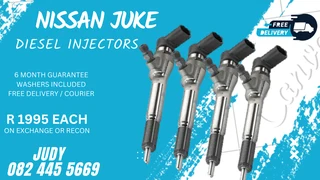 Nissan Juke Diesel Injectors for sale on service exchange or to recon