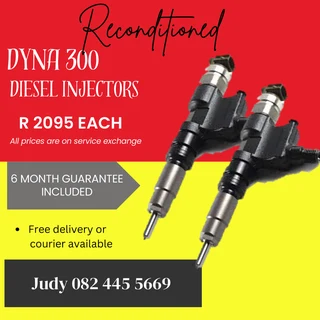 Dyna 300 Diesel Injectors for sale on service exchange or to recon