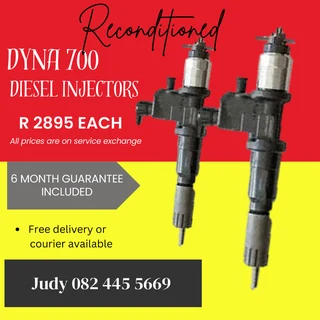 Dyna 700 Deisel Injectors for sale on service exchange or to recon