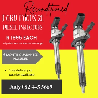 Ford Focus 2L Diesel Injectors for sale on service exchange or to recon