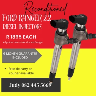 Ford Ranger 2.2 Diesel Injectors for sale on service exchange or to recon