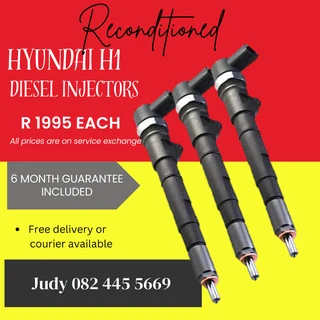 Hyundai H1 Diesel Injectors for sale on service exchange or to recon