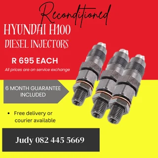 Hyundai H100 Diesel Injectors for sale on service exchange or to recon